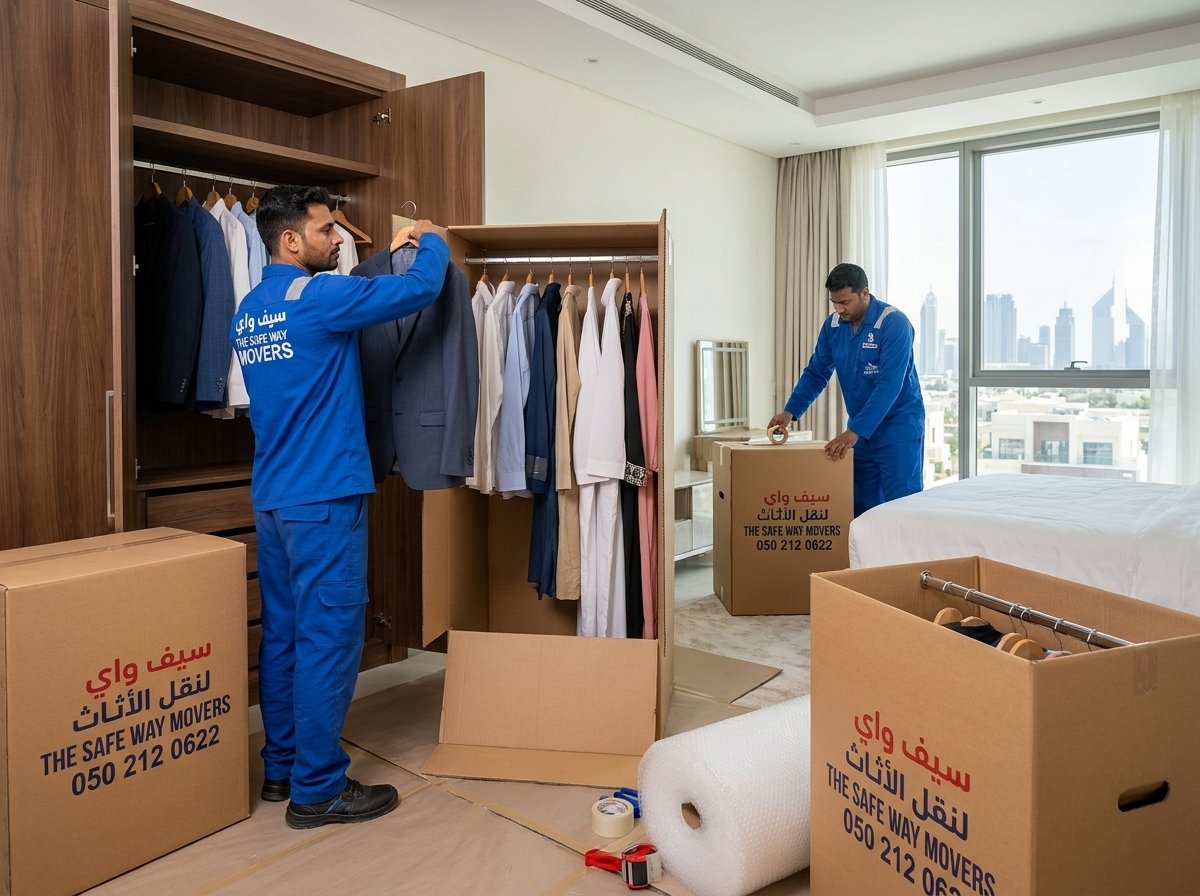 Portable wardrobe boxes used to move hanging clothes without creasing